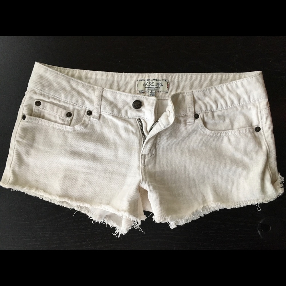 I Love H81 White Shorts | American Eagle